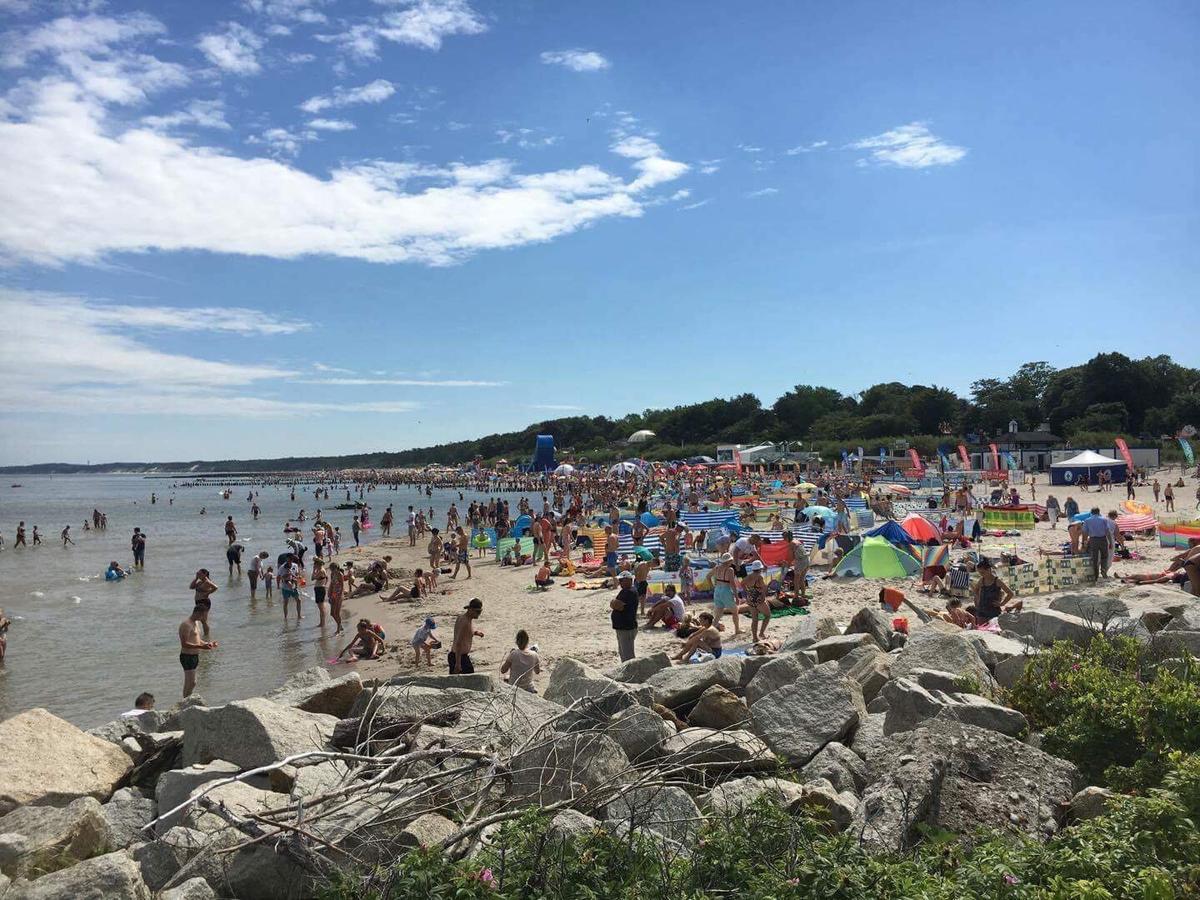 Apartament Przy Ulicy Zaruskiego Blisko Plazy Ustka Esterno foto